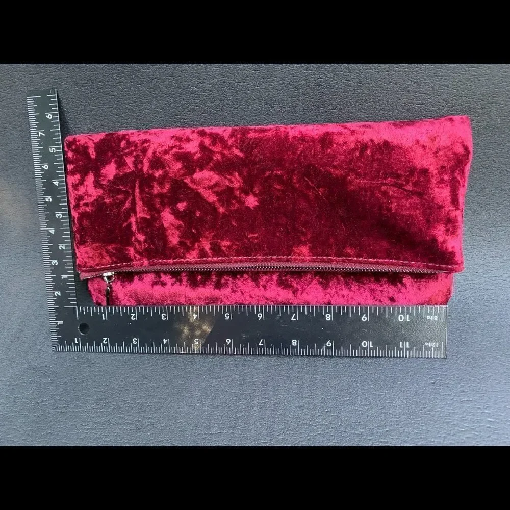 Sole Society Crushed Velvet Convertible Clutch